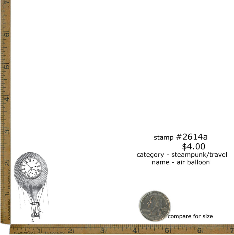 #2614a - Air Balloon - Steampunk/Travel